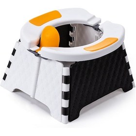 Resim Geeksen Katlanabilir Bebek Tuvalet Eğitim Koltuğu - Seyahat Ve Ev Kullanımı İçin Pratik Taşınabilir Wc 