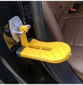 Resim Fochsia 1 Ad Katlanır Çatı Rafı Mandalı Sarı Tüm Araçlar İçin Dayanıklı Metal Kapı Basamağı 