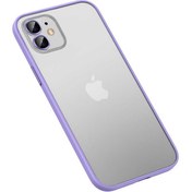 Resim iPhone 11 Retro Serisi Dahili Kamera Lensli Fonksiyonel Tuşlu Hard Body Dizayn Drop Kılıf 