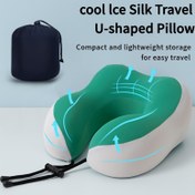 Resim 1 Adet Ergonomik Seyahat Yastığı - U Şekilli Tasarım, Havayolu Modu için (Uçak, Araba, Ev Kullanımı) Taşınabilir Destekli Kompakt ve Sağlam Strüktür Dolgu Malzemeli Yetişkinler iÇİn U-ŞekilYastık, Çok Renk SecenegI Mevcut (Gri Gösterildi), Omuz Desteği, Çok Amaçlı Seyahat Ve Yatış Yastığı 