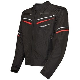 Resim Vexo California Motosiklet Montu Siyah-kırmızı 