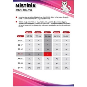 Resim Mistirik Irina Model Şort Biker Şort Bisiklet Şortu Kaydırmaz Silikon Şeritli Paçalı Korse Ten Renk Ten 