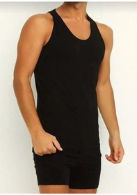 Resim 79 Erkek Modal Sporcu Atlet 6 Adet Siyah 