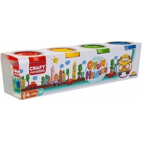 Resim Crafy 4'Lü Oyun Hamuru 520 Gr. 