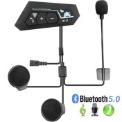 Resim BGG Tech Motosiklet Bluetooth V5 Intercom Interkom Dinleme ve Konuşma Özellikli Yeni Nesil 