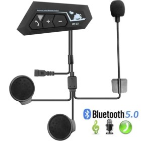 Resim BGG Tech Motosiklet Bluetooth V5 Intercom Interkom Dinleme ve Konuşma Özellikli Yeni Nesil 