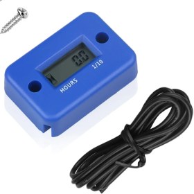 Resim Xifu Shop C Mavi Stil Su Geçirmez Dijital Saat Sayacı LCD Ekran Taşınabilir Motor Saat Sayacı Motosiklettekne Motorları Karşı Sayacı Saat Sayacı (Yurt Dışından) 