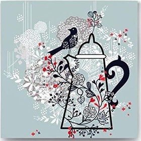 Resim Çaydanlık Tablo-70 X 70 Cm Kare 
