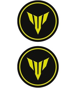 Resim Yamaha Mt Sarı Koruma Takozu Damla Sticker Modeli 