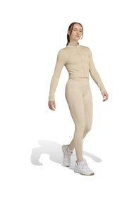 Resim Adidas Workout Essentials Kadın Bej Dik Yaka Ceket Bej 