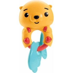 Resim Alkasaz Fisher Price Eğlenceli Dostlar Çıngıraklı Dişlik - Su Samuru HJW11-HKD69 