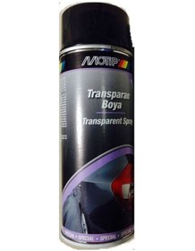 Resim Motip Transparan Siyah Sprey Boya 400 ML - Stop Boyası 
