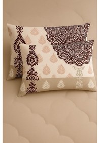 Resim Mandala Desenli 2 Li Yastık Kılıfı Pamuklu Kumaş Fermuarlı Diğer 
