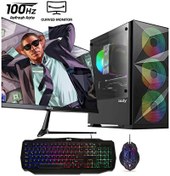 Resim Warlock I7-860 16gb 256gb Ssd Gt740 4gb 24'' 100hz Oyuncu Masaüstü Bilgisayarı İzoly