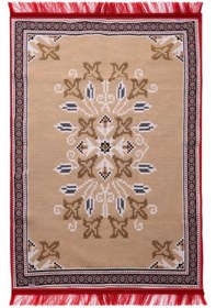 Resim Bigghome Çift Taraflı Kilim, Makinede Yıkanabilir, Modern Desenli, 120 180 Cm, Sa25py 