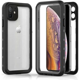 Resim Jacquen iPhone 12 Kılıf 1-1 Ultra Koruma Su Geçirmez Anti Virüs Kılıf 