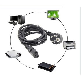 Resim Primex Px-pwr15 1.5 Metre Power Kablosu, Pc Power Supply Kablosu, 3x0.75mm Psu Power Kablo, Full Bakır Power Kablo 