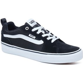 Resim Vans VN0A3MTJIJU1 MN Filmore Suede Canvas Ayakkabı Siyah - Beyaz Beyaz - Siyah 