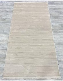 Resim GÜLSEV HOME(998) İHTİŞAM PERGE, EMSALSİZ İPEKSİ YÜN TUŞELİ TRİKO AKRİLİK OTURMA ODASI VE SALON HALISI BEJ 120 x 180 