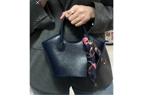 Resim Duru Bags Wallet Fular Detaylı El Çanta 