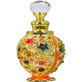 Resim Yaozixa Altın Renkli Klasik Delikli Top Şeklinde Koku Ve Zeytinyağı Fişeği - Dekoratif Hediyelik Cam Ve Çinko Alyüminyum Kavanoz 