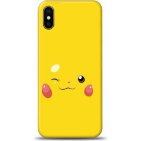 Resim Marselit iPhone x Pokemon Pikachu Tasarımlı Telefon Kılıfı-Pokemon5 