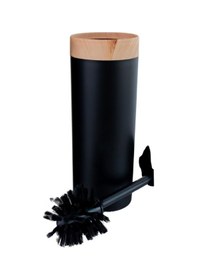 Resim Flora Bambu Desen Wc Klozet Fırçası Plastik, Tuvalet Banyo Wc Temizleme Fırçası Siyah Siyah 