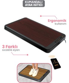 Resim UFO Ayak Isıtıcı - Maun 