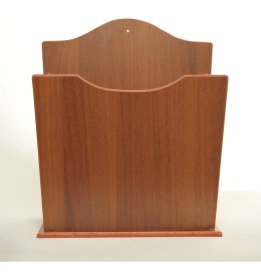 Resim Selena Büyük Boy Lüks Ahşap Posta Kutusu Villa Tipi - Ceviz 