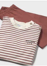 Resim Mayoral Kız Bebek Tayt Sweat Takım Kahverengi 