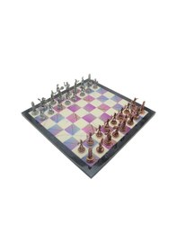 Resim Gifthome Metal Satranç Takımı - Seti Orta Boy Yunan Figürlü A 