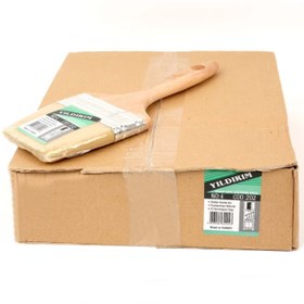 Resim FırsatYapıMarket Ahşap Saplı Kestirme Fırçası No:4 12 Adet 