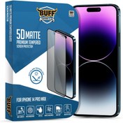 Resim Buff iPhone 14 Pro Max 5d Matte Ekran Koruyucu Buff iPhone 14 Pro Max 5d Matte Ekran Koruyucu