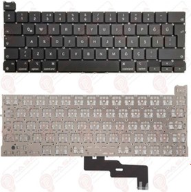 Resim Apple Uyumlu MacBook Pro Emc 3456, Emc3456, Emc 3578, Emc3578 Klavye Tuş Takımı Tuş Seti Siyah Türkçe 