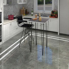 Resim Kenz Life Knsz Masa Sandalye Takımı HEM105ZENGIN Grisyh 060*060 1 Sandalye Syhsyh Kolçaklı Sırt Minderli 