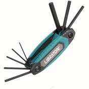 Resim LIBRATON Allen Anahtar Setleri, Metrik Standart Taşınabilir Katlanabilir Küçük Hex Key Seti, Altıgen Başlı Soket Vidalara Uygun 