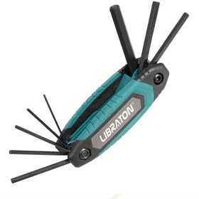 Resim LIBRATON Allen Anahtar Setleri, Metrik Standart Taşınabilir Katlanabilir Küçük Hex Key Seti, Altıgen Başlı Soket Vidalara Uygun 