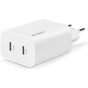 Resim TTEC SmartCharger Duo Pro GaN 50W PD USB-C + USB-C Seyahat Hızlı 