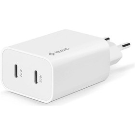 Resim TTEC SmartCharger Duo Pro GaN 50W PD USB-C + USB-C Seyahat Hızlı 