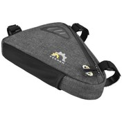 Resim Ebitda Su Geçirmez Bisiklet Çerçeve Çantası - 20x4.5x15cm - Bisiklet Aksesuarları Depolama - Dağ Yolu Bisikleti İçin - Koyu Gri Koyu Gri 