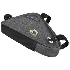 Resim Ebitda Su Geçirmez Bisiklet Çerçeve Çantası - 20x4.5x15cm - Bisiklet Aksesuarları Depolama - Dağ Yolu Bisikleti İçin - Koyu Gri Koyu Gri 