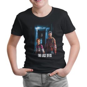 Resim The Last of Us Siyah Çocuk Tshirt 