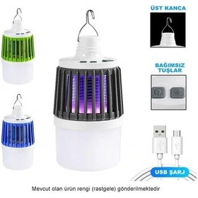Resim Powermaster Mx-858 Usb'li Sinek Öldürücü Özellikli 3 Modlu Şarjlı Kamp Feneri 
