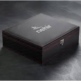 Resim Nehir Milano Altın 84 Parça Deri Kutulu Çatal Kaşık Bıçak Takımı Altın - Gümüş 