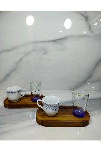 Resim Chapelle - Points Dorés Gold 2 Li Kahve Yanı Bardağı Seti - 100ml 