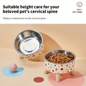 Resim SUPET Yükseltilmiş Puantiyeli Paslanmaz Çelik Köpek Kasesi - Büyük Kapasiteli, Kaymaz, Boyun Dostu Tasarım ile Rahat Besleme için, Dayanıklı ve Şık Evcil Hayvan Kabı Köpekler ve Kediler İçin, Ergonomik Evcil Hayvan Kabı | Şık Evcil Hayvan Kasesi | Kaliteli Yapım, Köpek Maması Kasesi 