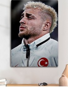 Resim Parlak Metal Baskı Tablo - Bay, Barış Alper Yılmaz, Sarı Kırmızı 