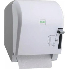 Resim Vialli 21CM Levercut Koldan Basmalı Havlu Dispenseri Beyaz 