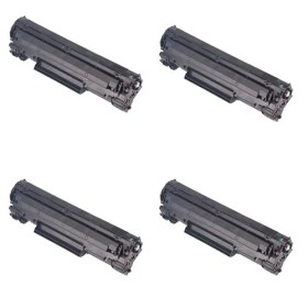 Resim Retech Canon Crg 737 Bk Toner Muadil Yazıcı Kartuş 4 Lü Ekonomik Paket 