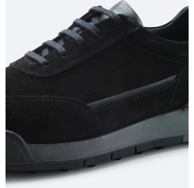 Resim AVVA Erkek Siyah Süet Karışımlı Esnek Taban Hafif Casual Ayakkabı A42Y8009 